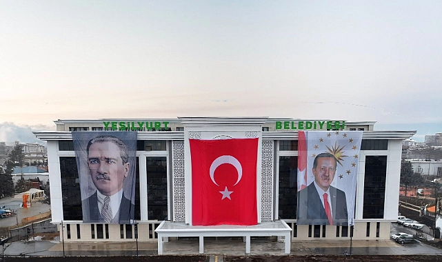 Cumhurbaşkanı Erdoğan Yeşilyurt Belediyesi Yeni Hizmet Binasının resmi açılışını gerçekleştirdi