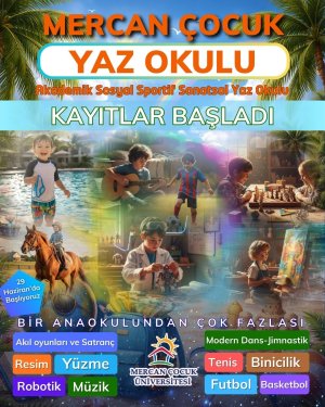 Malatya’da Anaokulu, Kreş Yaz Okulu Kayıtları Başladı: Mercan Çocuk Üniversitesi Farkı