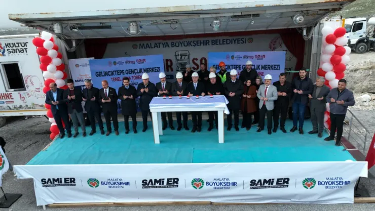 Malatya’da Dev Gençlik Yatırımı: Gelinciktepe Gençlik Merkezi Temeli Atıldı
