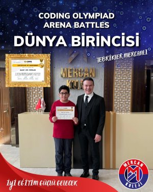 Malatya’dan Dünya Zirvesine: Mercan Koleji Öğrencisi Kodlama Olimpiyatlarında Dünya Birincisi